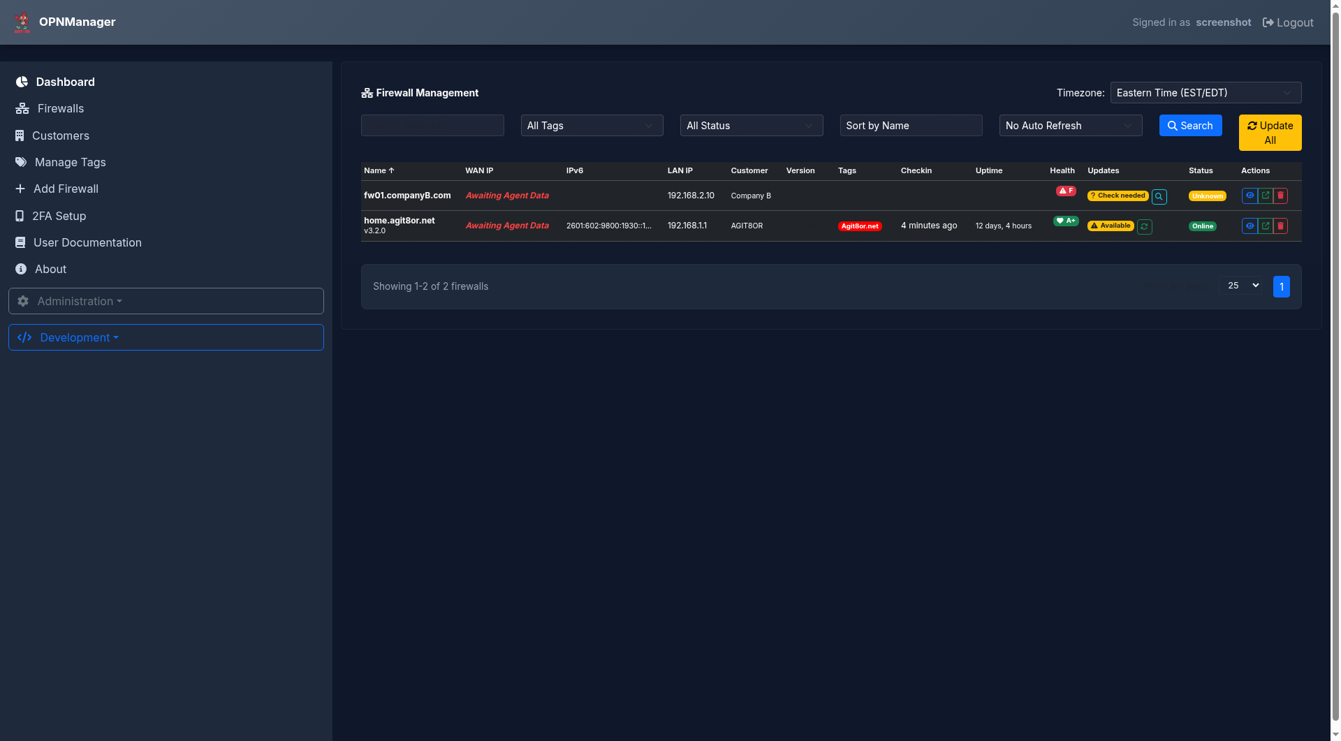 Real-time Monitoring